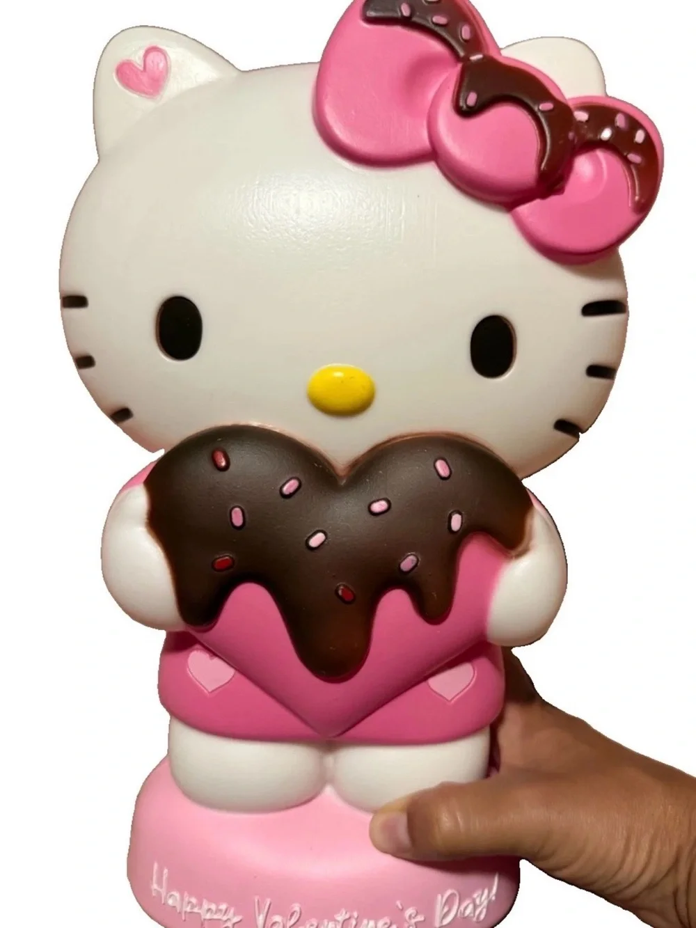 Hello Kitty “Love is Sweet” Valentine's Day Blow Mold Lighted Décor w/Donut 2026
